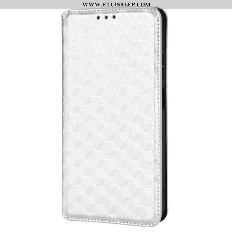 Etui Na Telefon do Poco X4 Pro 5G Etui Folio Tekstura 3d